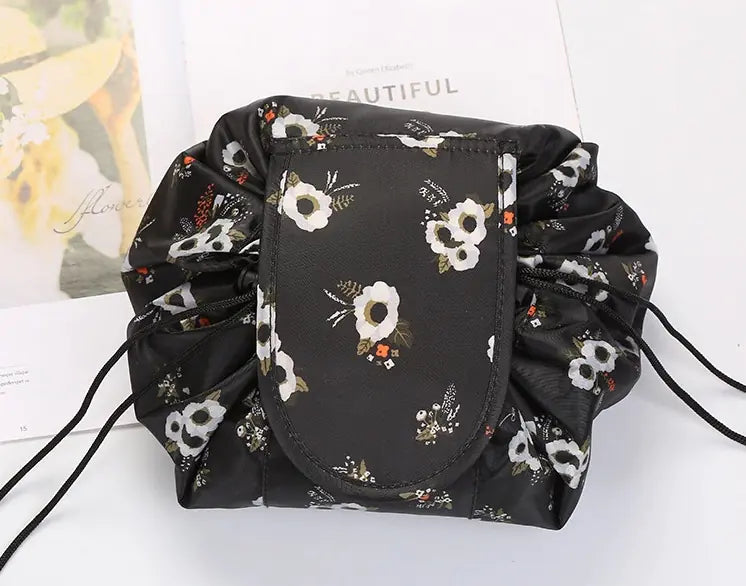 Lazy Drawstring Makeup Bag