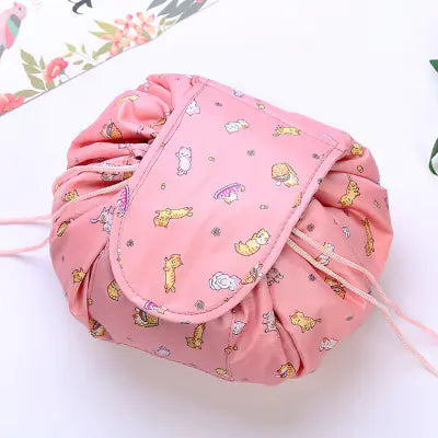 Lazy Drawstring Makeup Bag