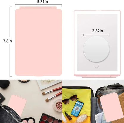 GlowFold™ LED Touch Makeup Mirror