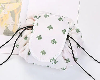 Lazy Drawstring Makeup Bag