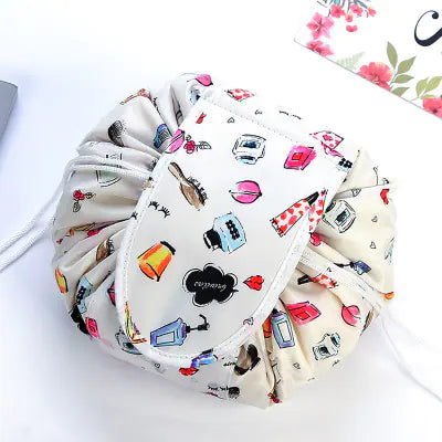 Lazy Drawstring Makeup Bag
